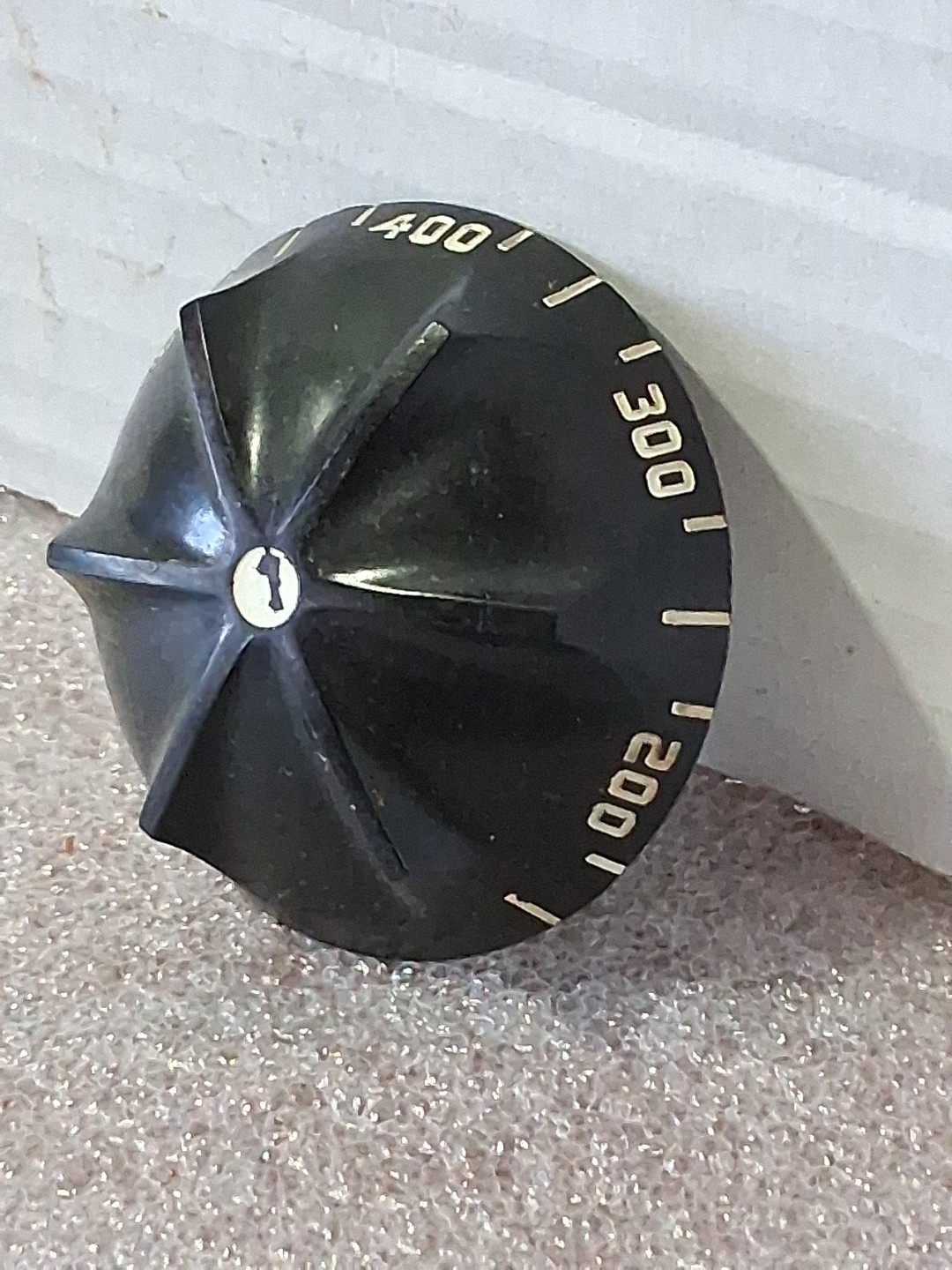 Vtg Bakelite On Off Temperature Control Knob GE Roaster 123C19 Replacement Part