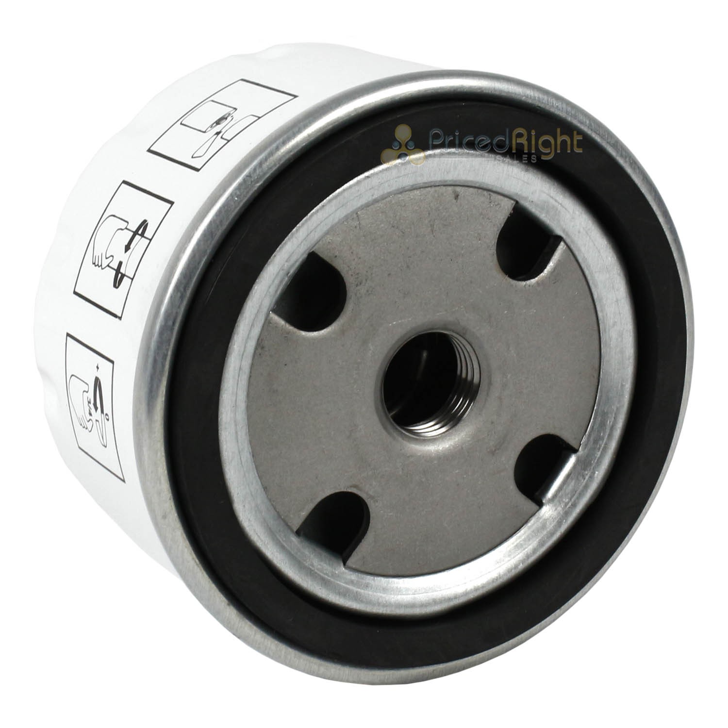 6 Pack Replacement Short Oil Filters Compatible with Quincy 2023400101