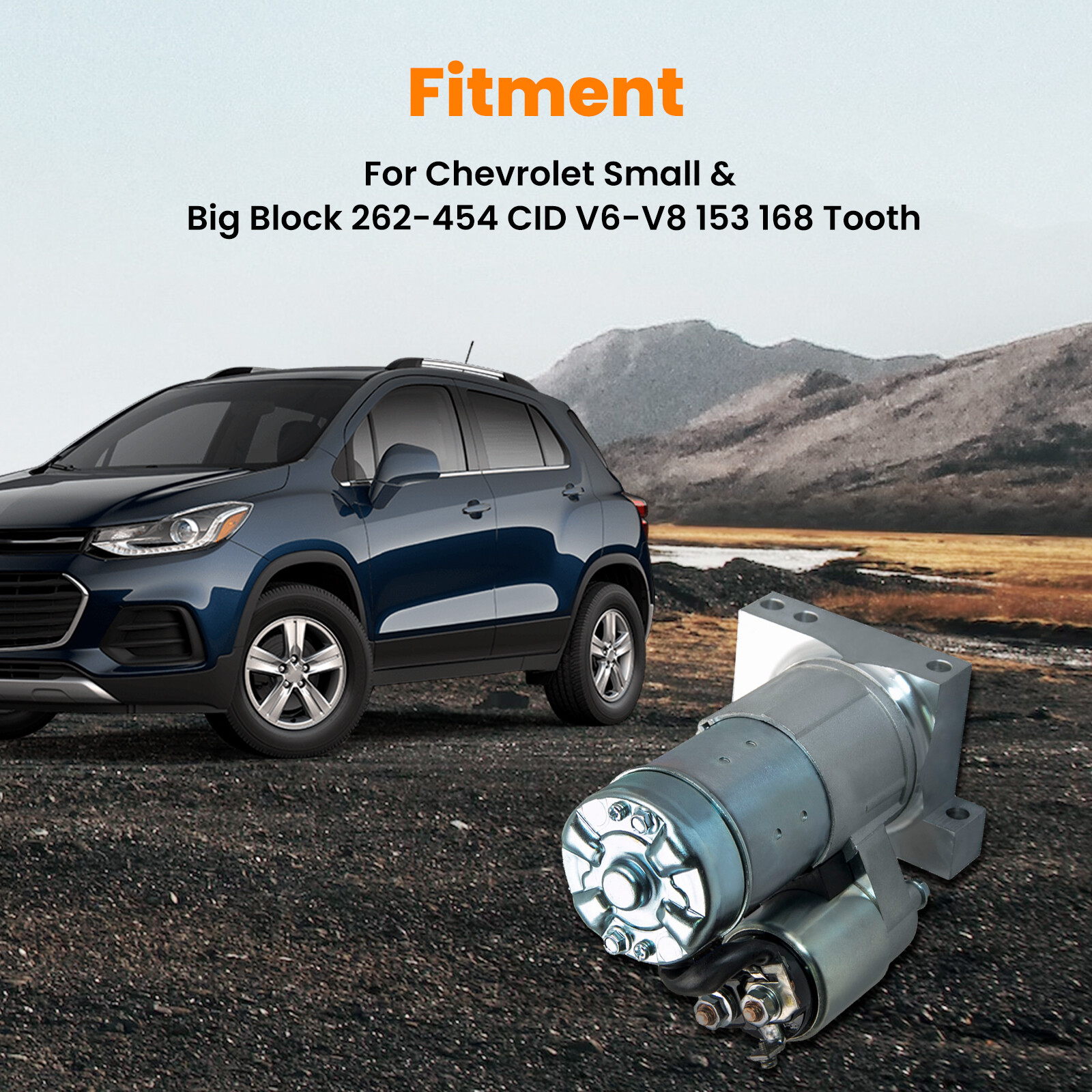 High Torque Starter For GMC SBC BBC For Chevy Super 153/168 Tooth MT AT S114-823