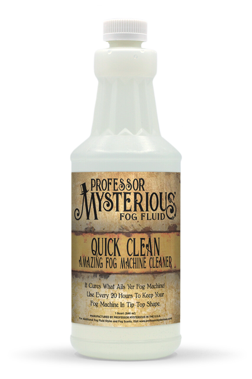 Professor Mysterious Quick Clean Fog Machine Cleaner