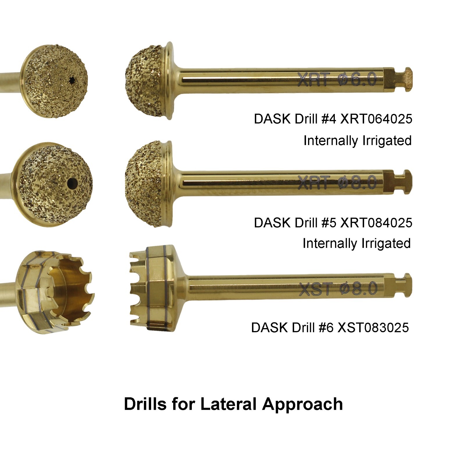 DASK Dental Sinus Lift Kit Lateral Crestal Drills Stoppers Elevation Instruments