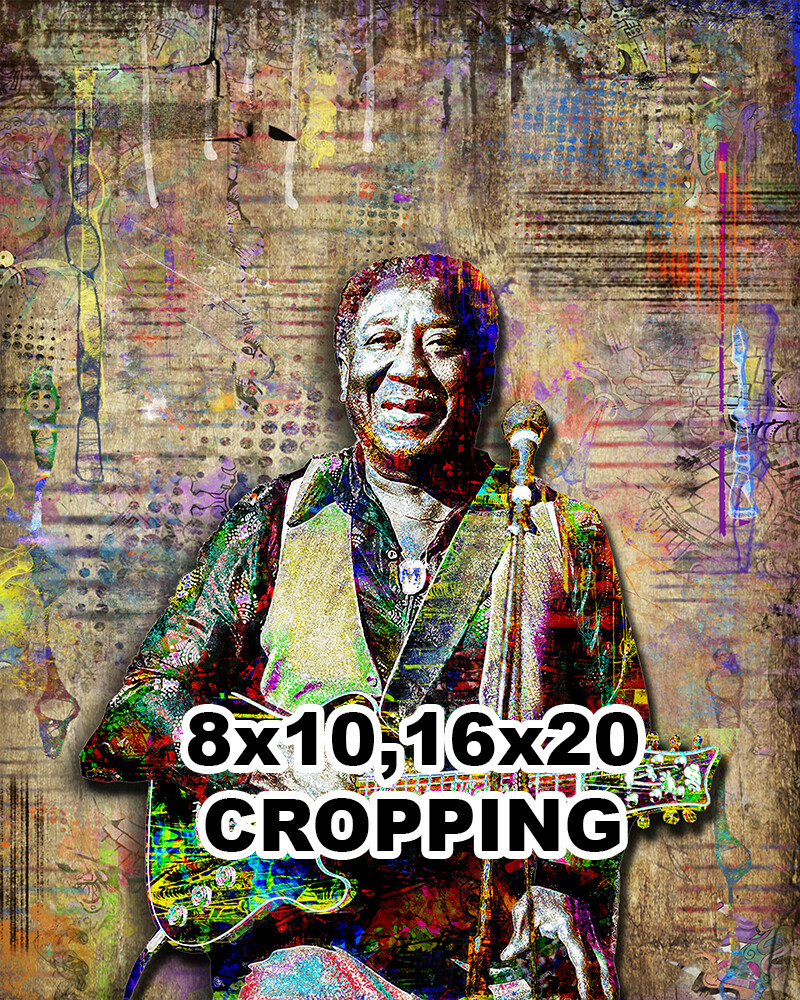 Muddy Waters 20x30in Poster Muddy Waters Blues Tribute Print Free Shipping US
