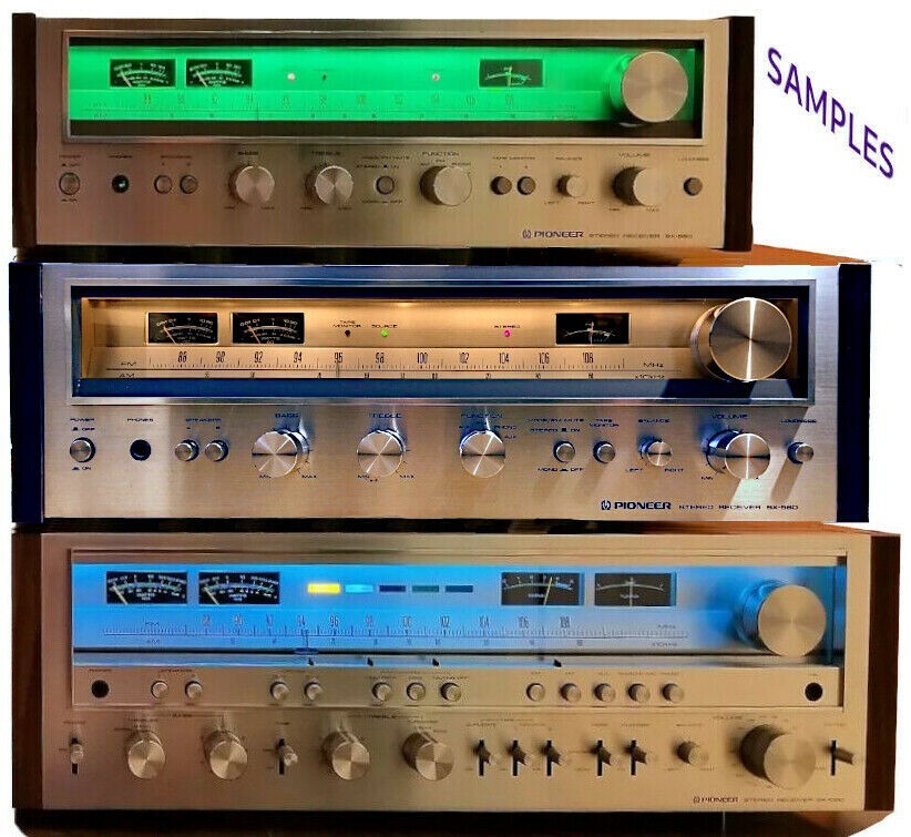🔥【PRO SERVICED】Pioneer SX-450 30W Receiver~XSTR/CAP/P.SWITCH/LED MODS💥GUARANTY