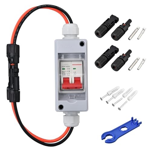 Solar Panel Disconnect Switch DC 500V 32Amp with PV Connector Miniature