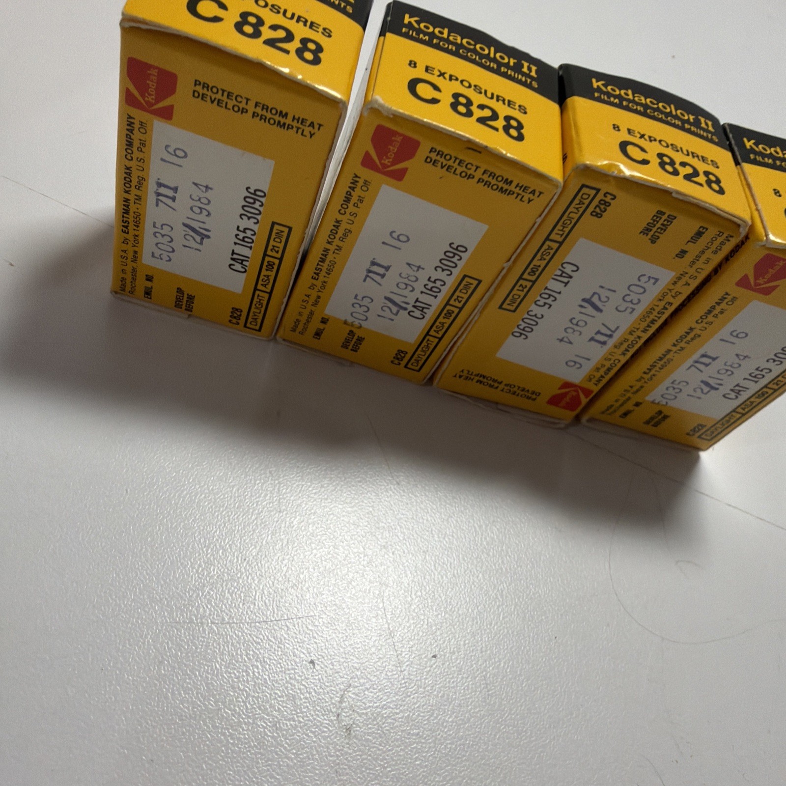 NEW 4 X Kodak Kodacolor II C 828 Color Negative Film SEALED NOS EXP 1980's