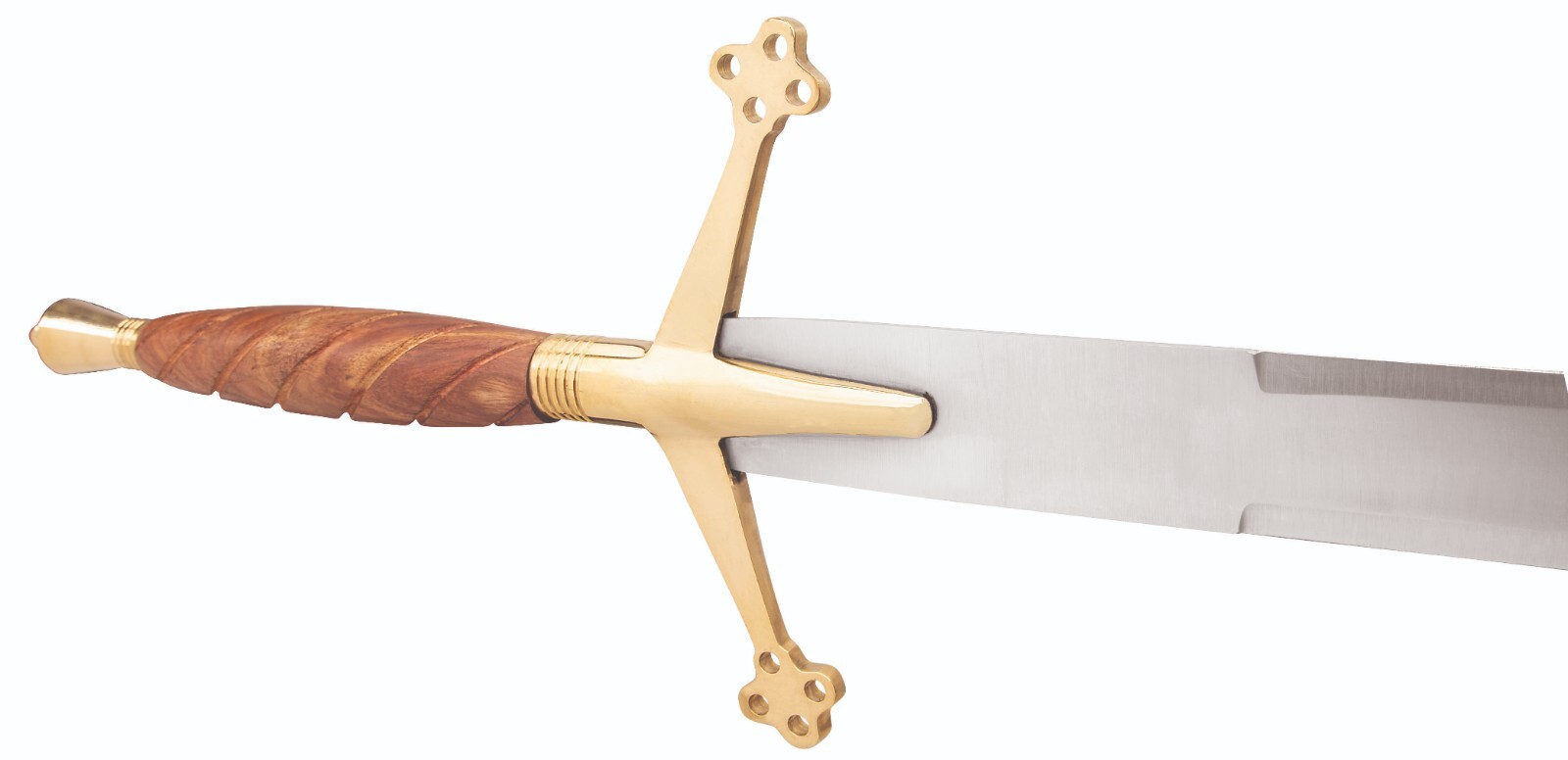 43" Full Size Medieval Scottish Claymore Sword Cosplay Knight Two-Handed Fantasy