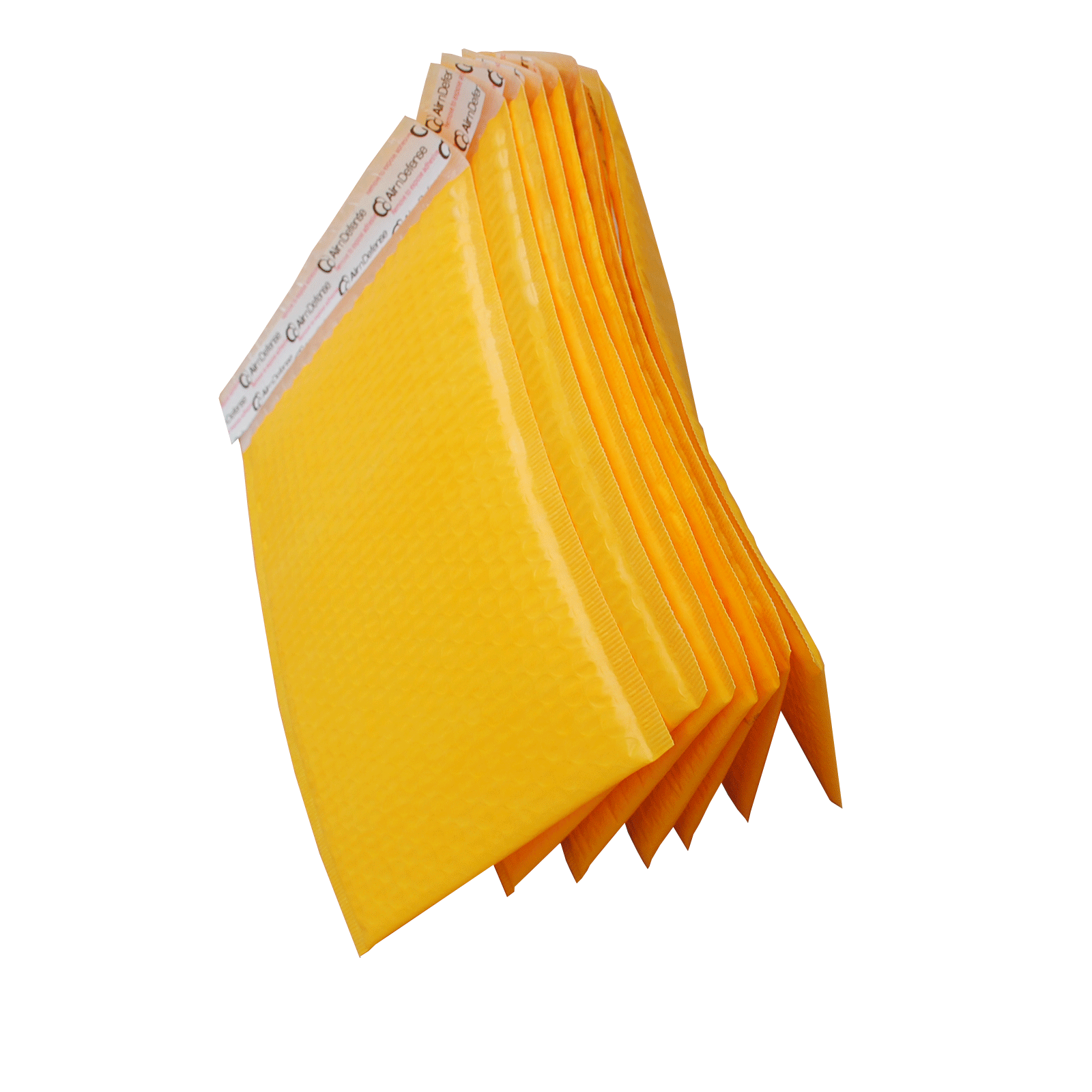 AirnDefense 200 #5 10.5X16" Yellow Poly Bubble Mailers Shipping Padded Envelope