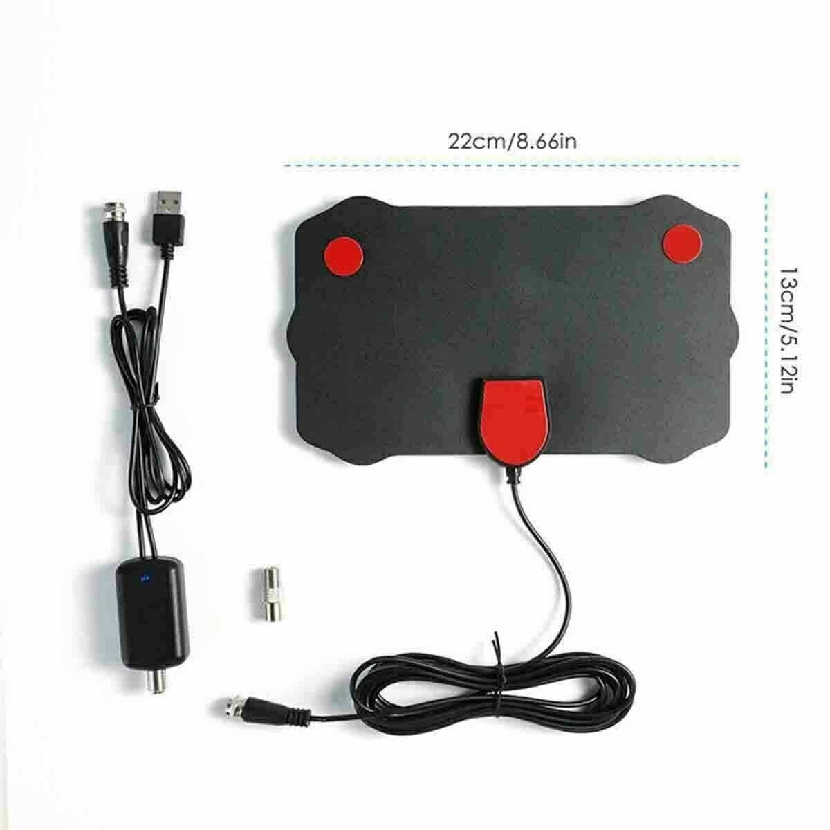 5600 Miles Digital TV Antenna Indoor HDTV Amplified Signal Booster 4K HD 1080P