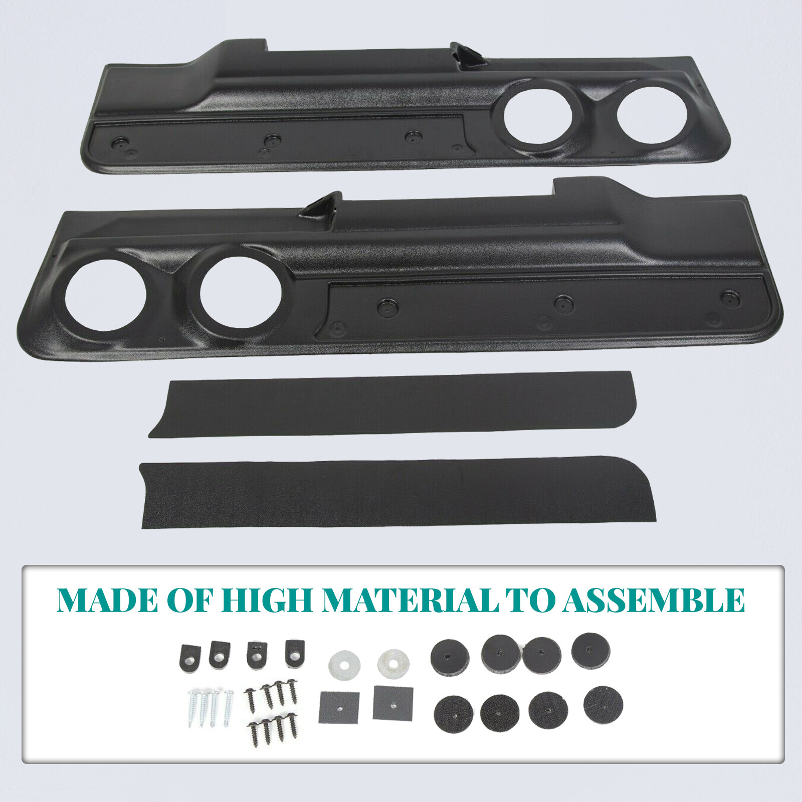 For 78-88 Monte Carlo Malibu El Camino Cutlass Regal 2-Speaker Door Panel Set