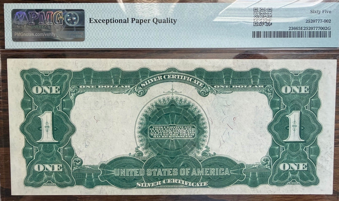 1899 $1 "Black Eagle" Silver Certificate PMG 65 EPQ, Fr 236