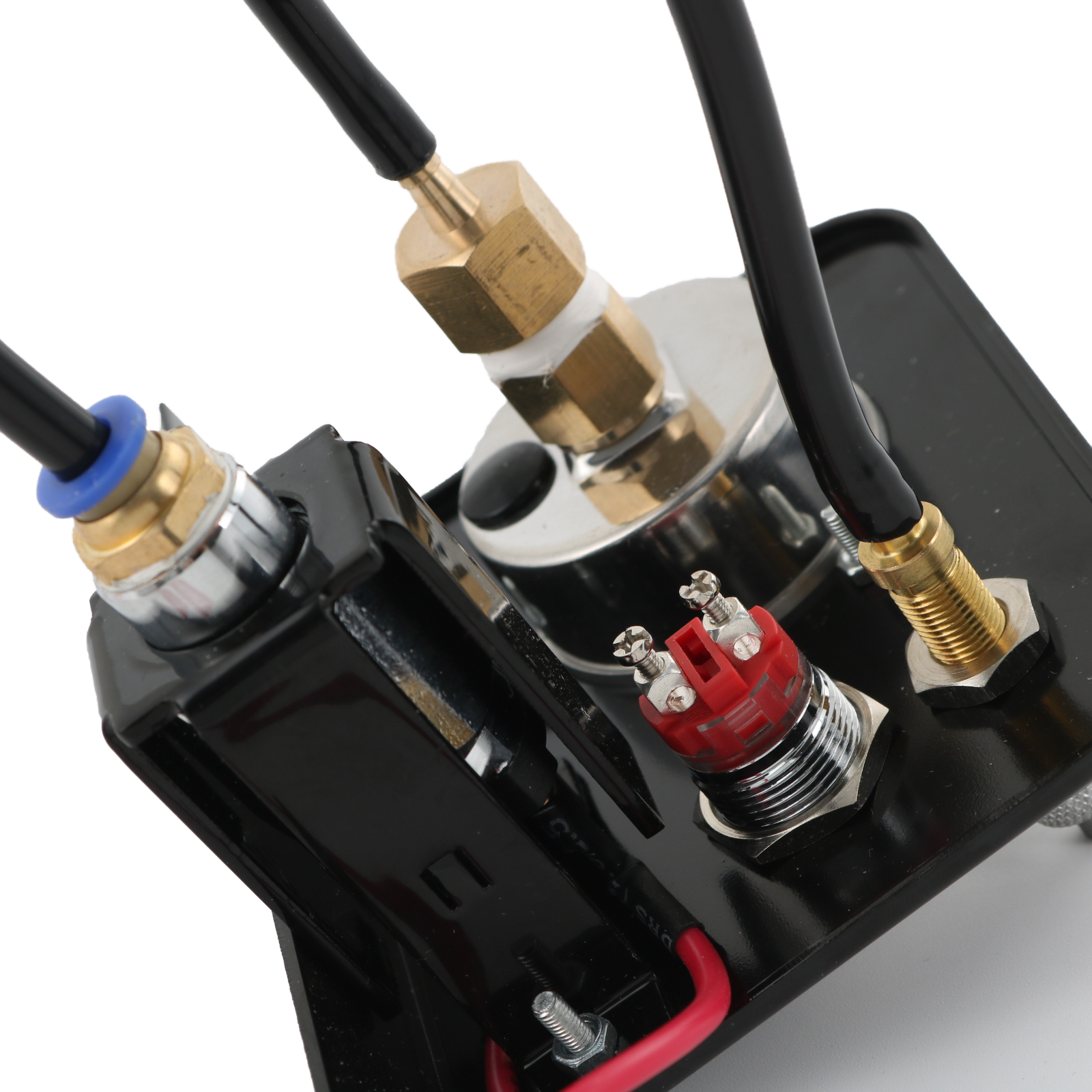 25804 Air Suspension Compressor Guage Switch Amps Kit Air Lift Bag Control Kit