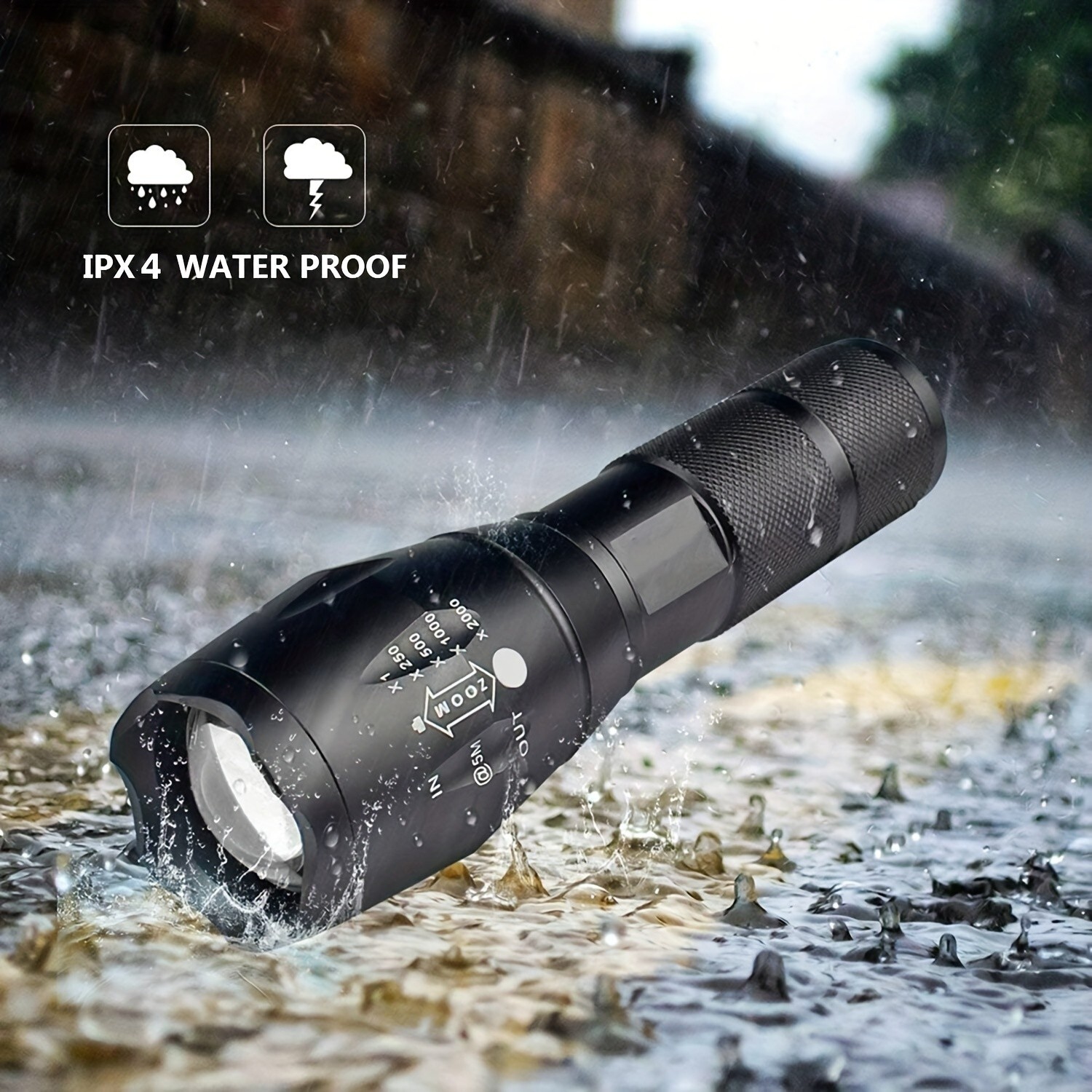 Super Bright Tactical Military LED Flashlight flash light super high LUX!