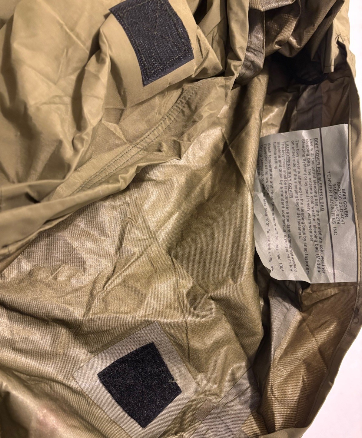 US Military Bivy Cover Goretex Sleeping Bag Woodland 8465-01-445-6274