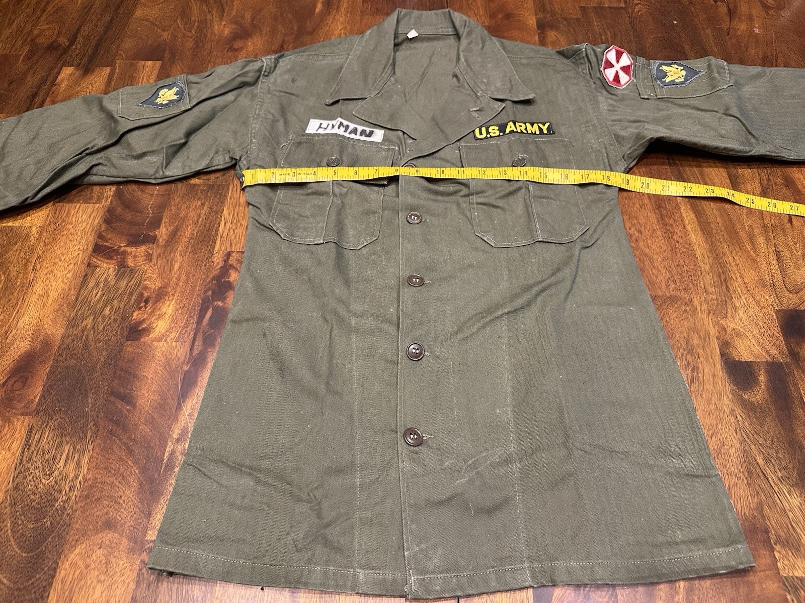 Korean War Era Fatigues HBT Herringbone Twill Shirt + Cotton OG 107 Trousers