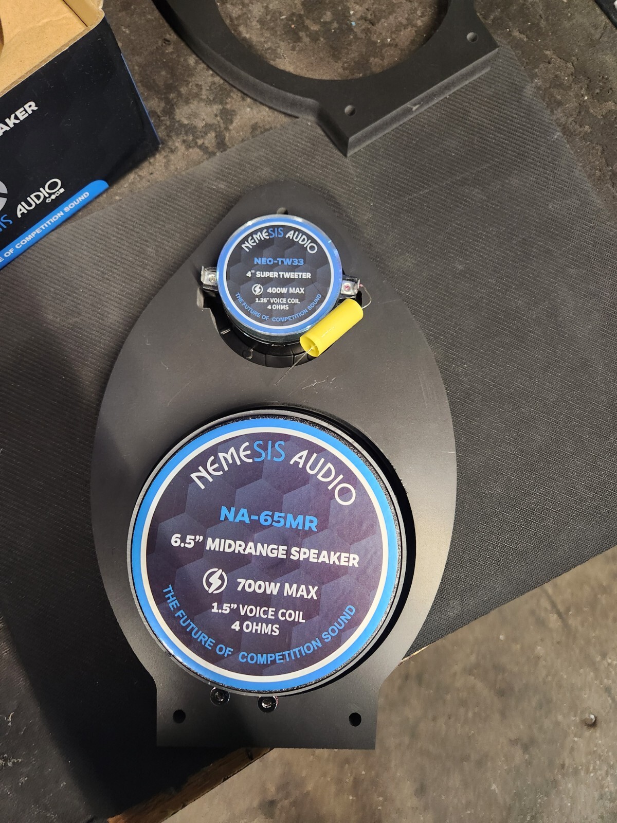 Custom Door Speaker Adapters 6x9 to 6.5 w 3.5 Tweeter 2014-2026 Chevy GMC GM