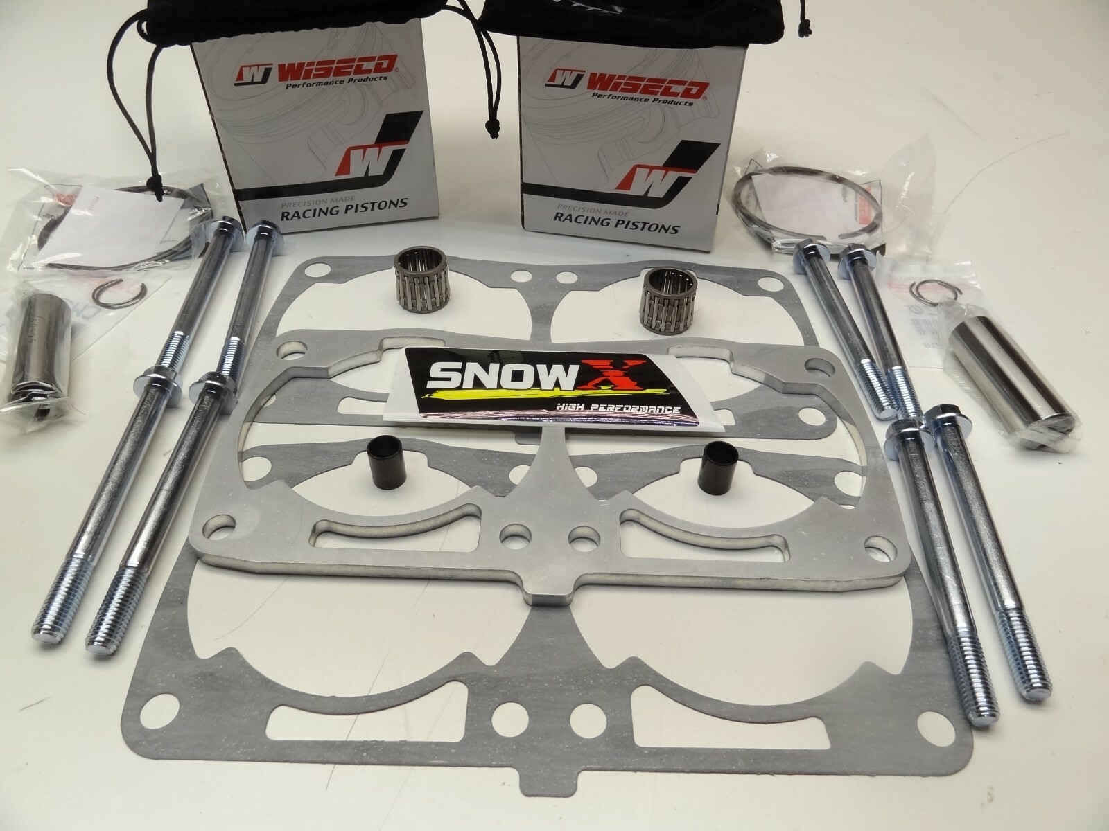 WISECO Polaris 800 Fix Kit Pistons Spacer Bolts RMK PRO INDY 2013 2014 2015 2016