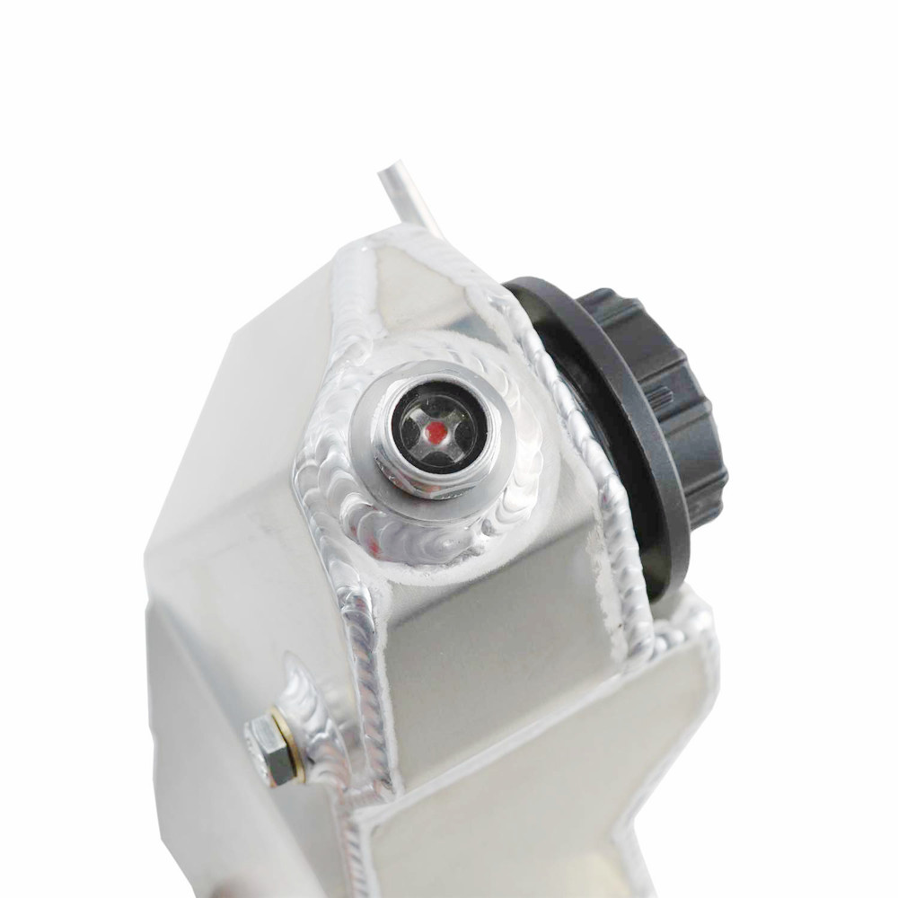 ASI Aluminum Overflow Tank Bottle for 2003-07 Ford 6.0L Powerstroke F-250 F-350