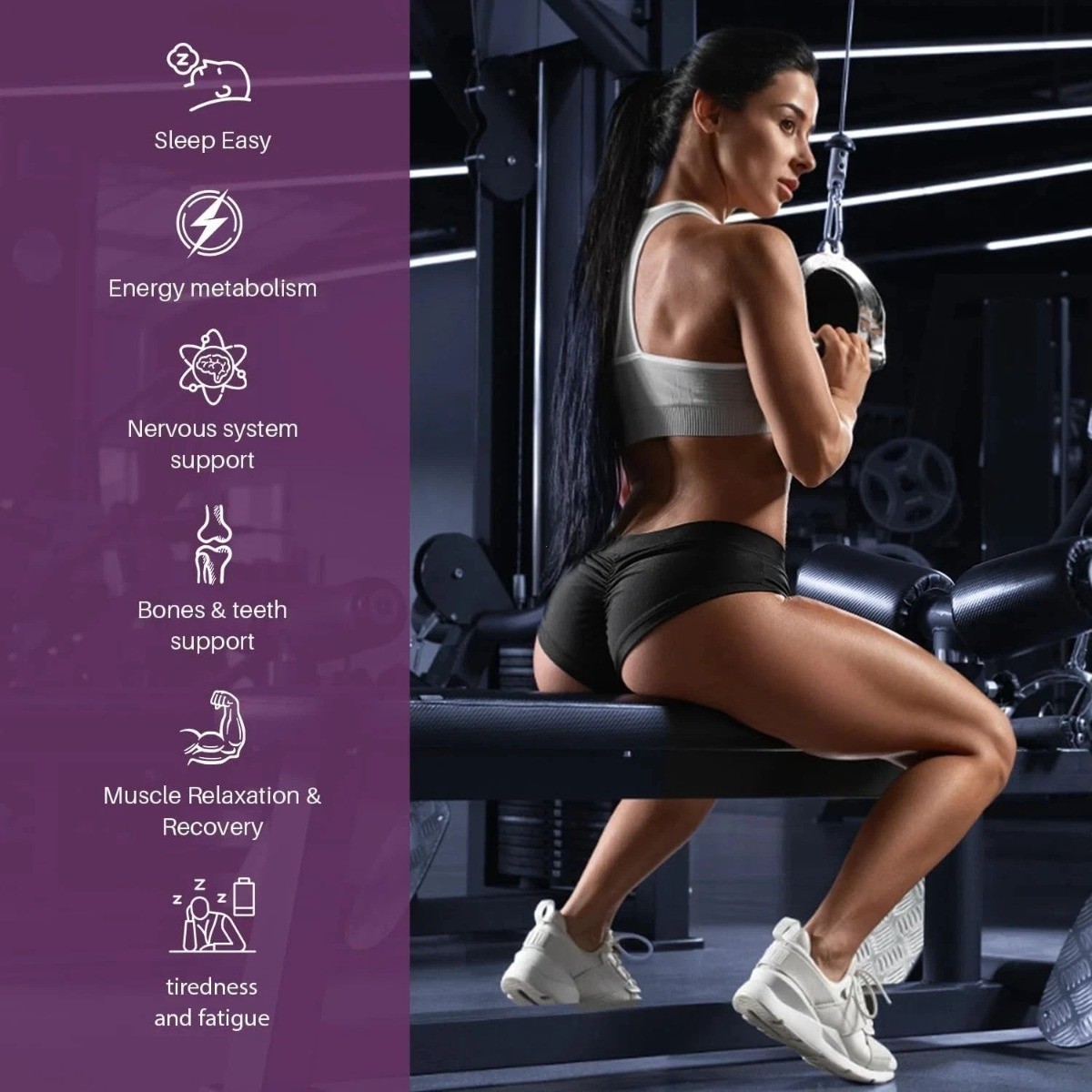 12-in-1 Magnesium 700mg by Totaria Nature | Vegan Nerve & Bone Health Supplement