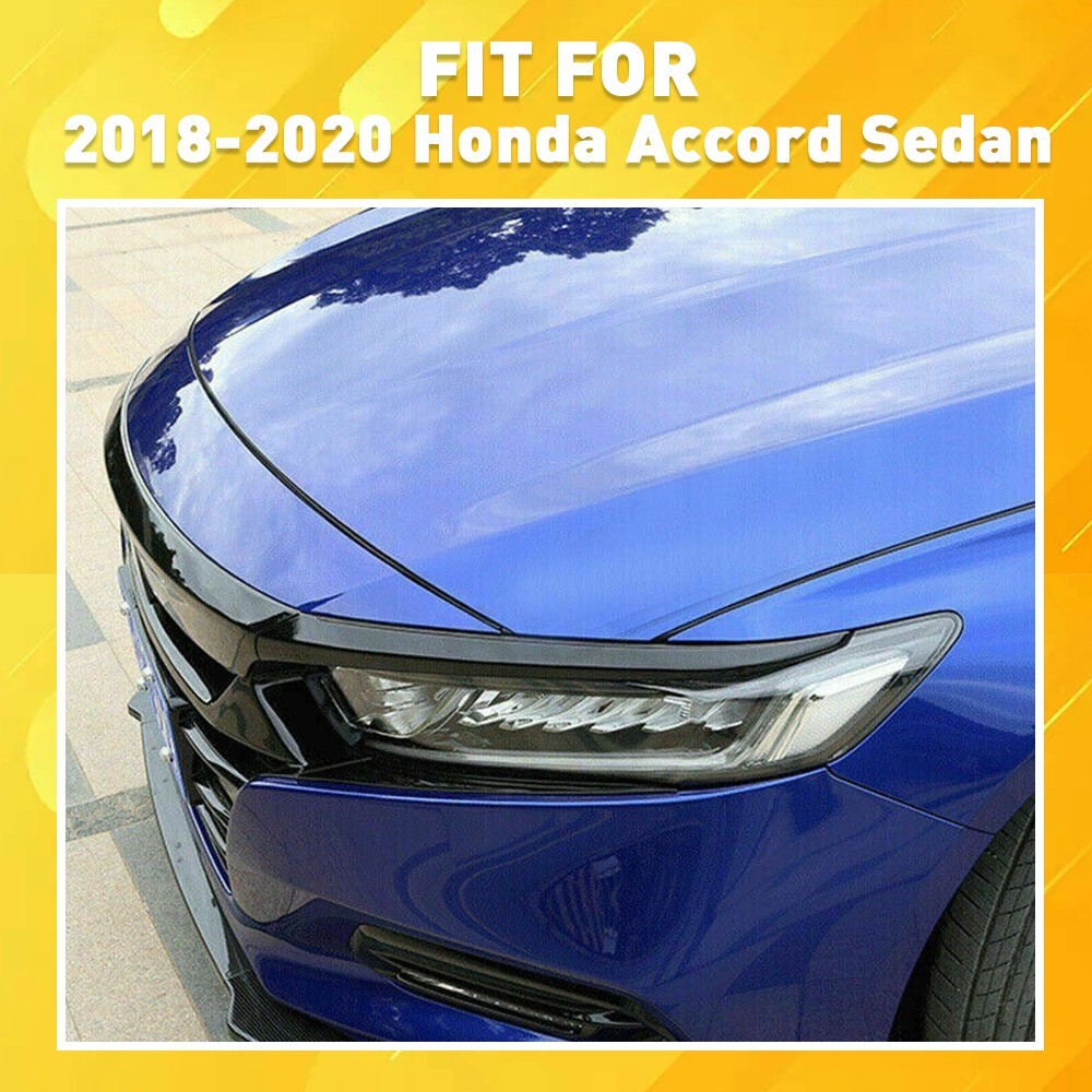 Chrome Delete Blackout Overlay for 2018-20 Honda Accord Front Grill Trim