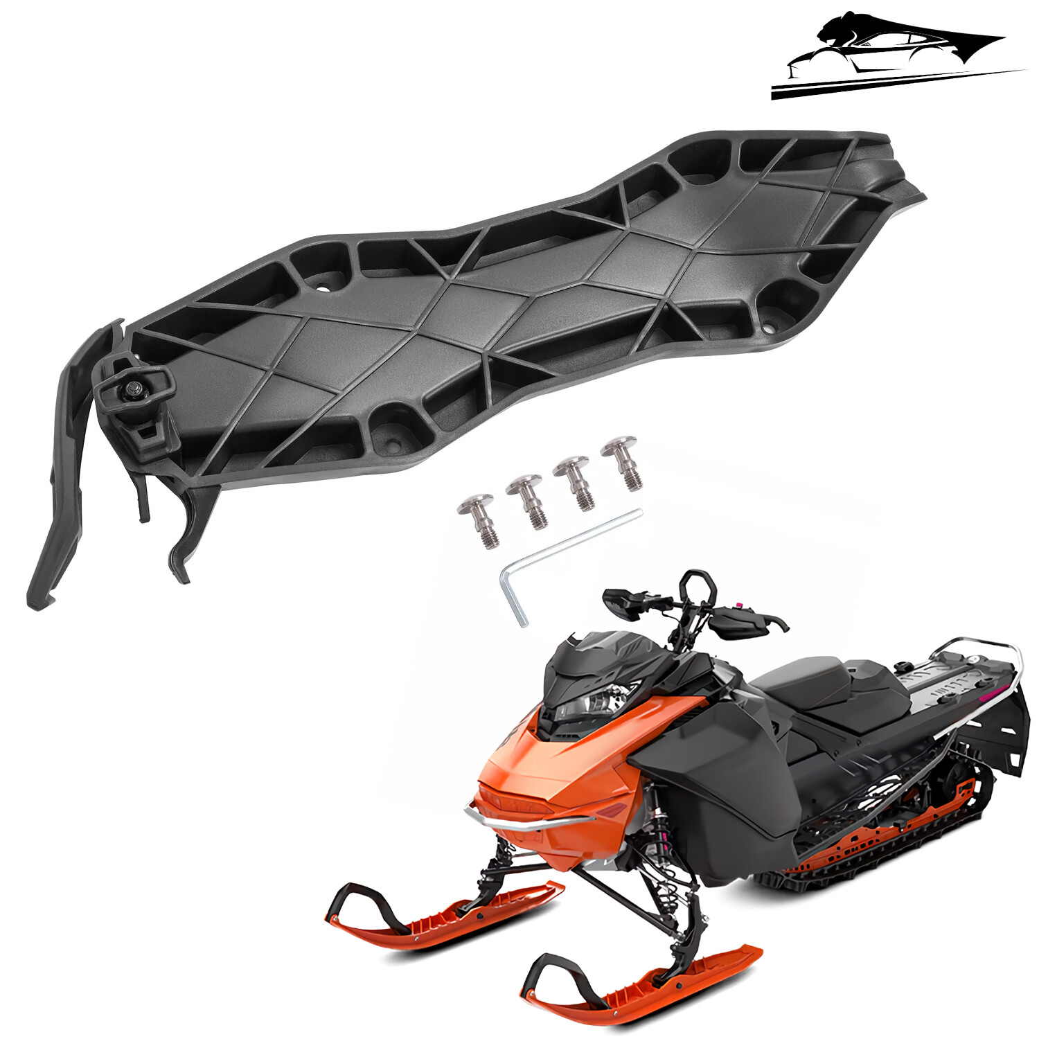 PE Replacement Black Marine Fuel Caddy Base kit For Ski-Doo LinQ #860202528