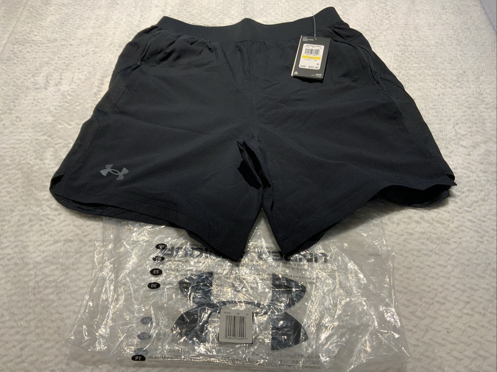 Underarmour Run Launch Short 7” Black Medium