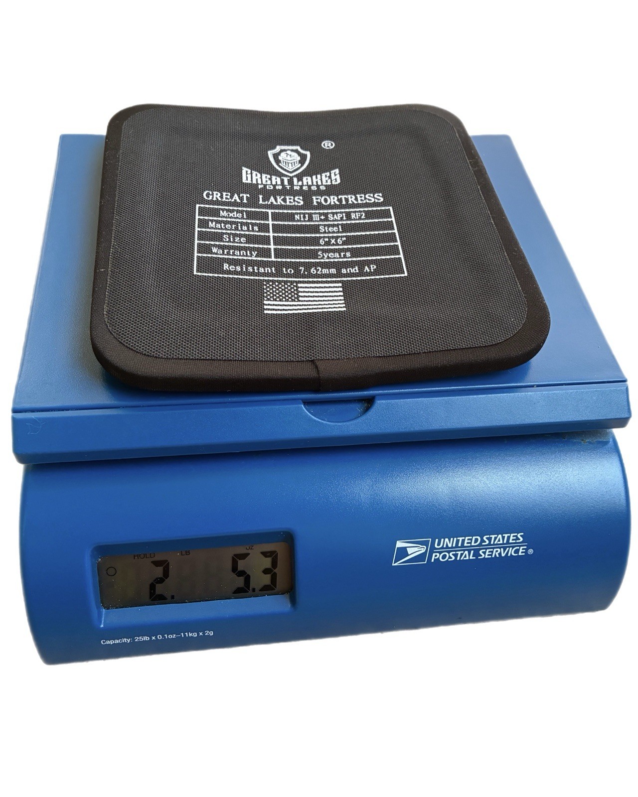 Level 3+ Body Armor Plates - Stops M855 /SS109 Side 6x6 Set Lighter Than Ar500