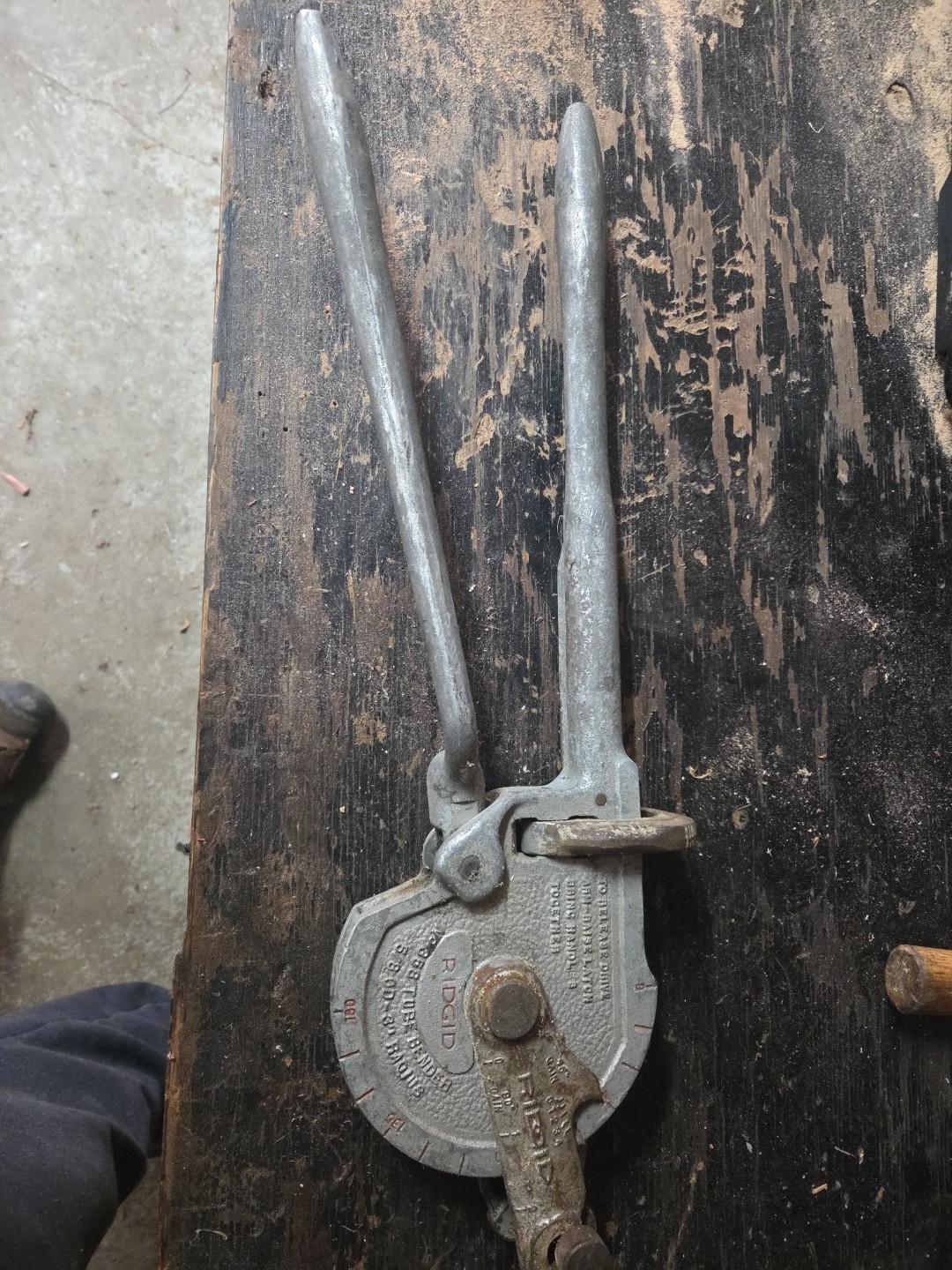RIDGID 358 5/8'' Geared Ratchet Tube Bender
