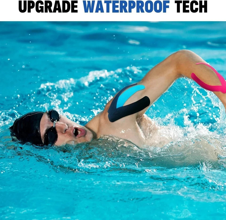 5 Roll Kinesiology Tape Athletic Muscle Support Sport Elastic Physio Therapeutic