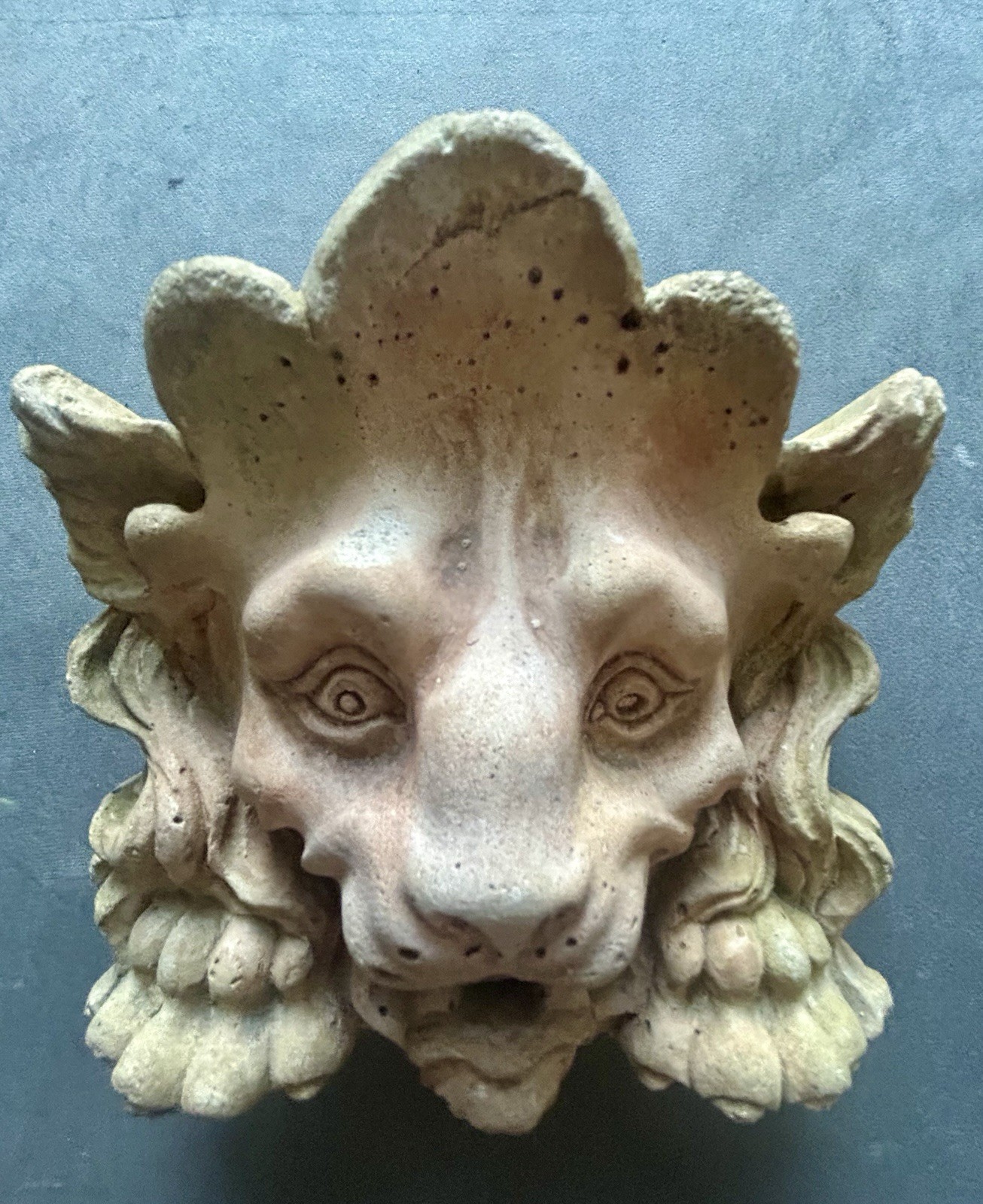 French Castel Stone Gargoyle Water Spout Architectural Salvage