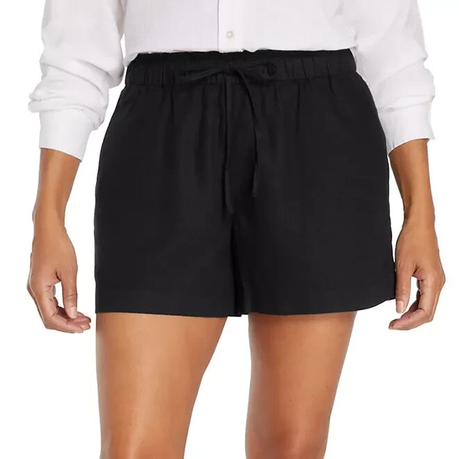 Gap Women's Linen Short Size S Black