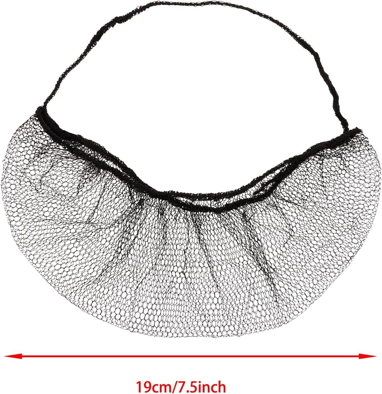 ONLYKXY 50pcs Black Nylon Beard Cover Protector Net, New