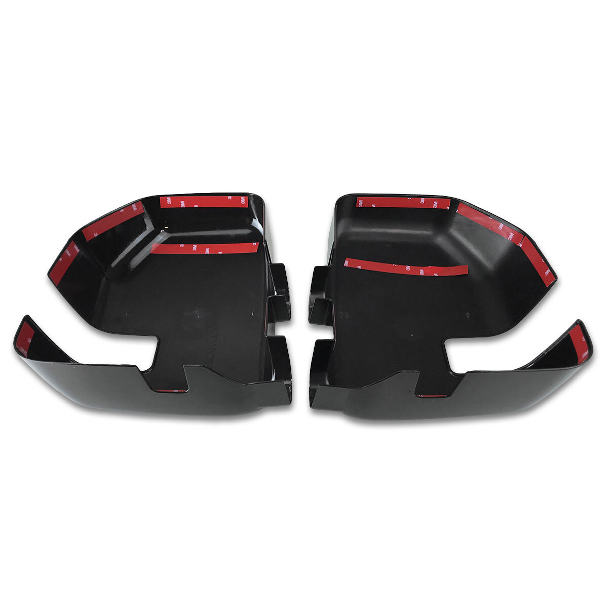 For 2017-2022 Ford F250 F350 F450 Super Duty Gloss Black Full Side Mirror Covers