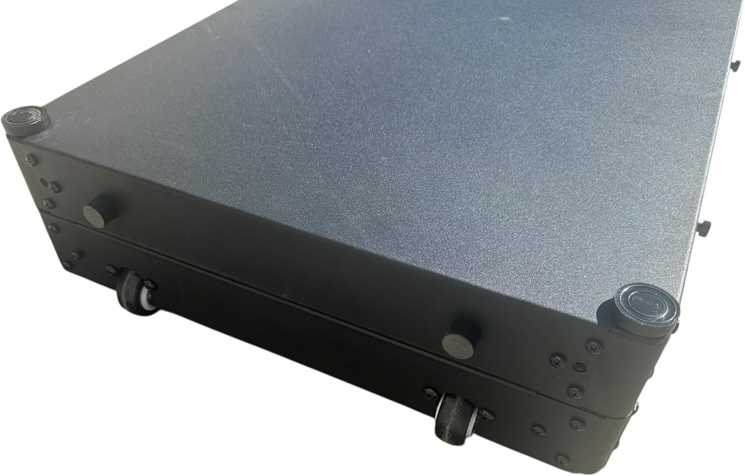 Studio Wheel Video Production Travel Cart Casters, Dual Handles Collapsible