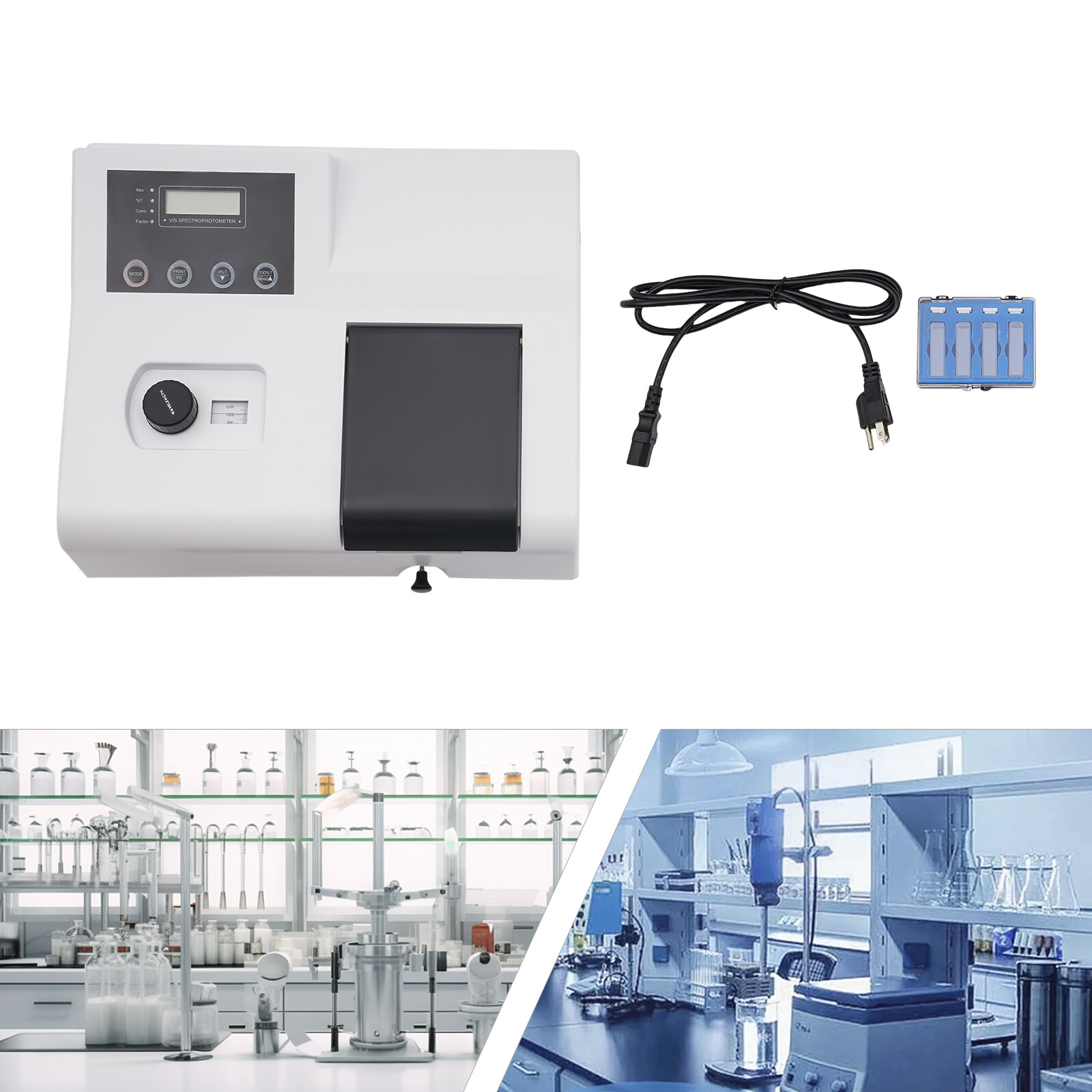 Digital display visible spectrophotometer 721 Professional vis spectrophotometer