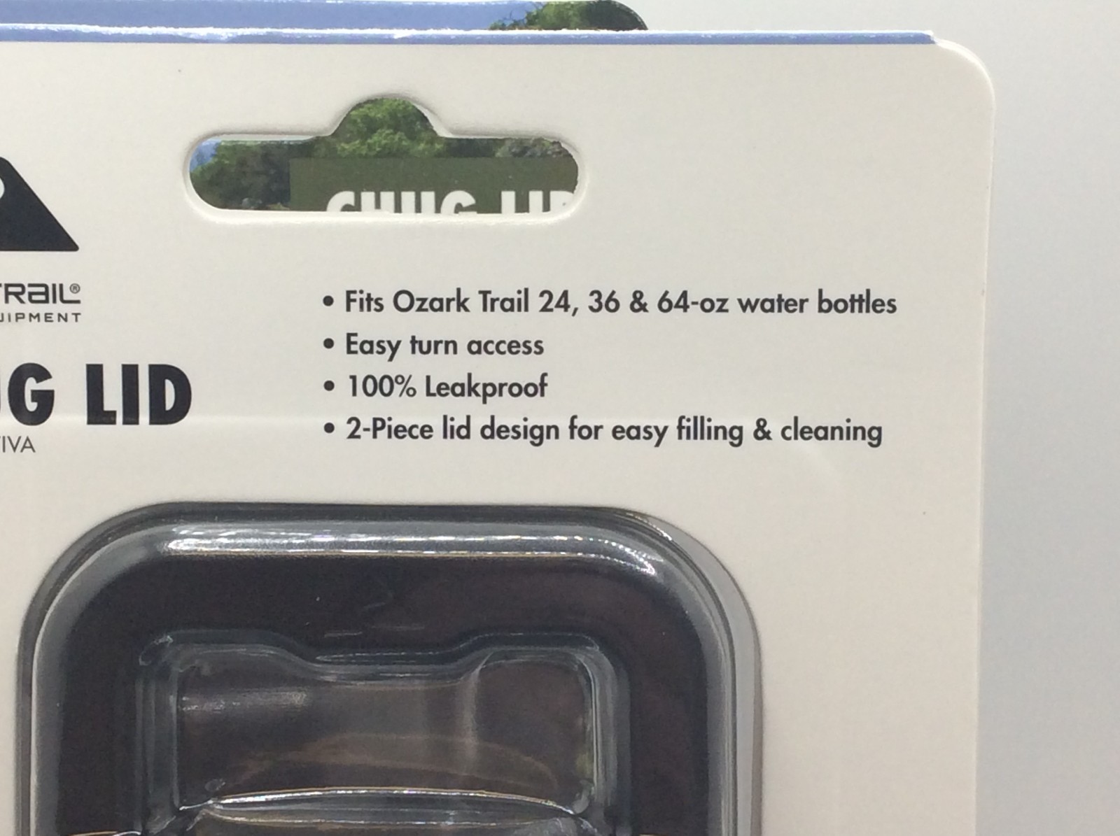 Ozark Trail Replacement Chug Lid, Fits Ozark Trail 24,36 & 64oz, PACK OF 2