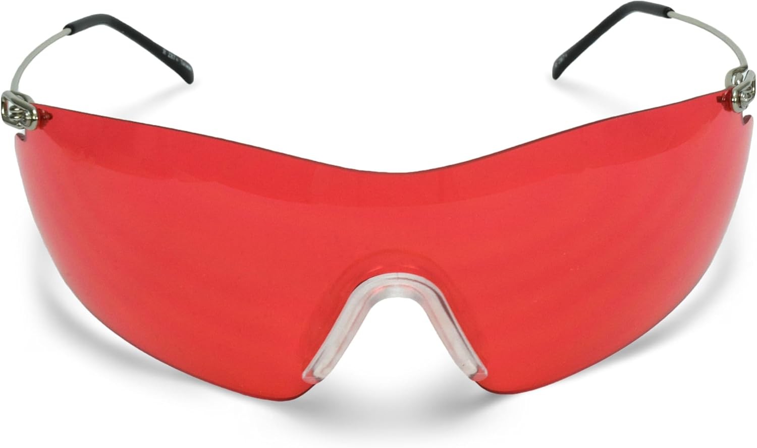 Radians Clay Pro Shooting Glasses One Size, Silver / Vermilion