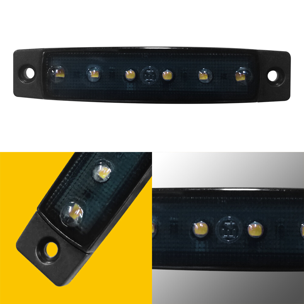 10*Smoke White LED Rock Lights For Jeep Offroad Truck Underbody Wheel Well Light