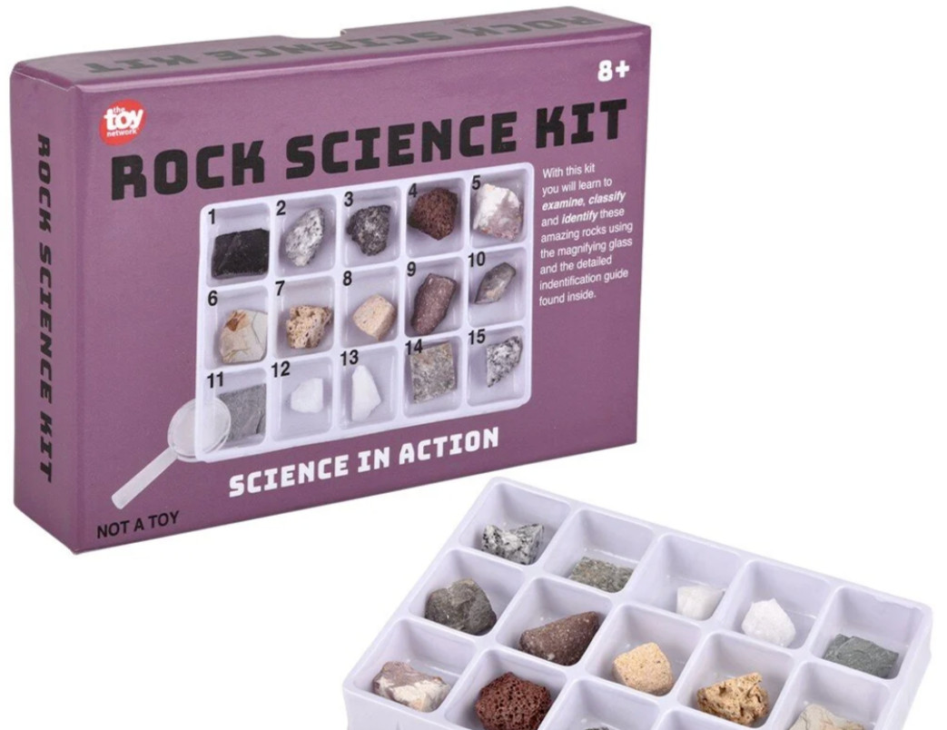 15pc Rock/Mineral Science Kit Specimen for Stereo Microscopes Samples