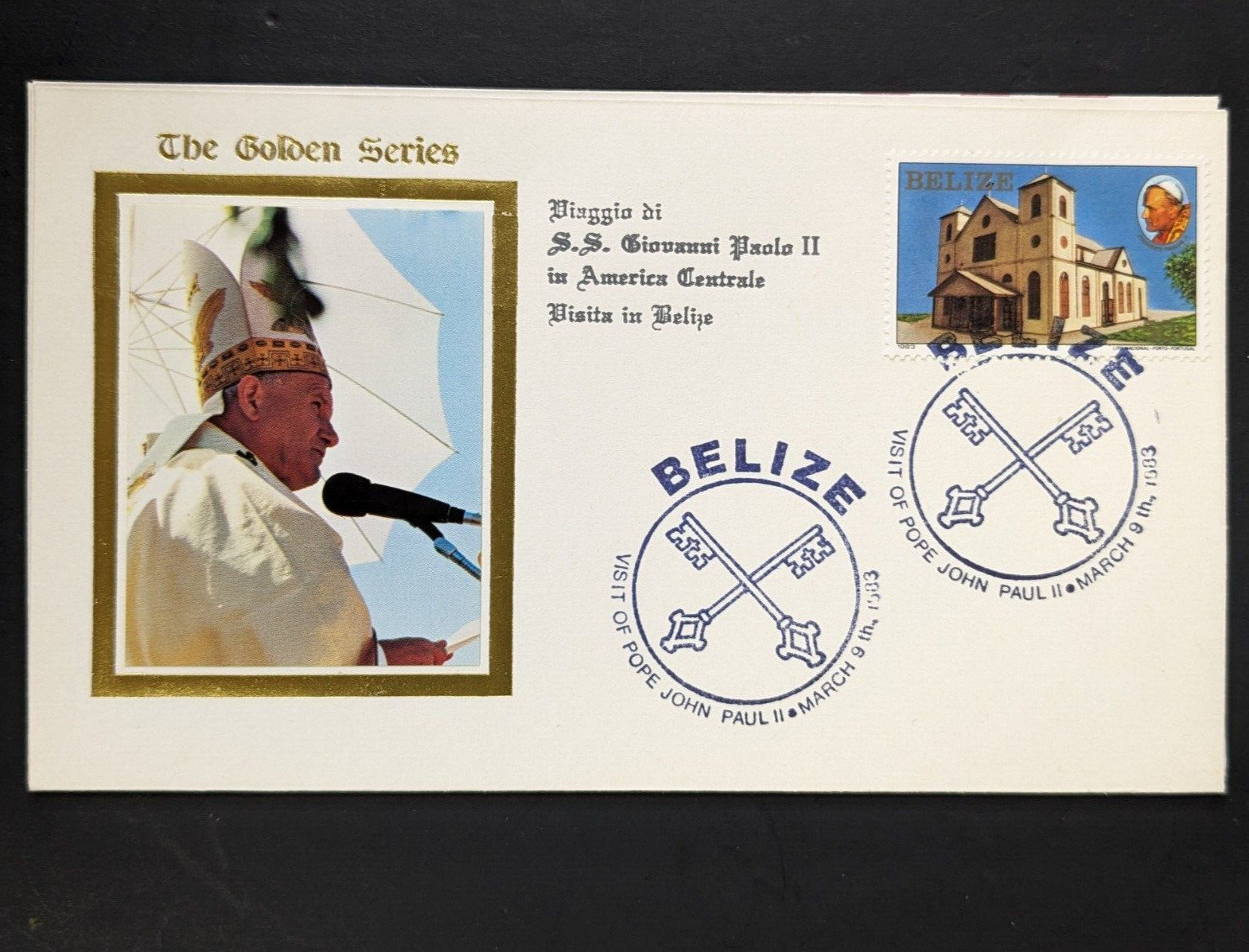 Pope John Paul II, The Golden Series Central America, 17 Covers Plus Stamps