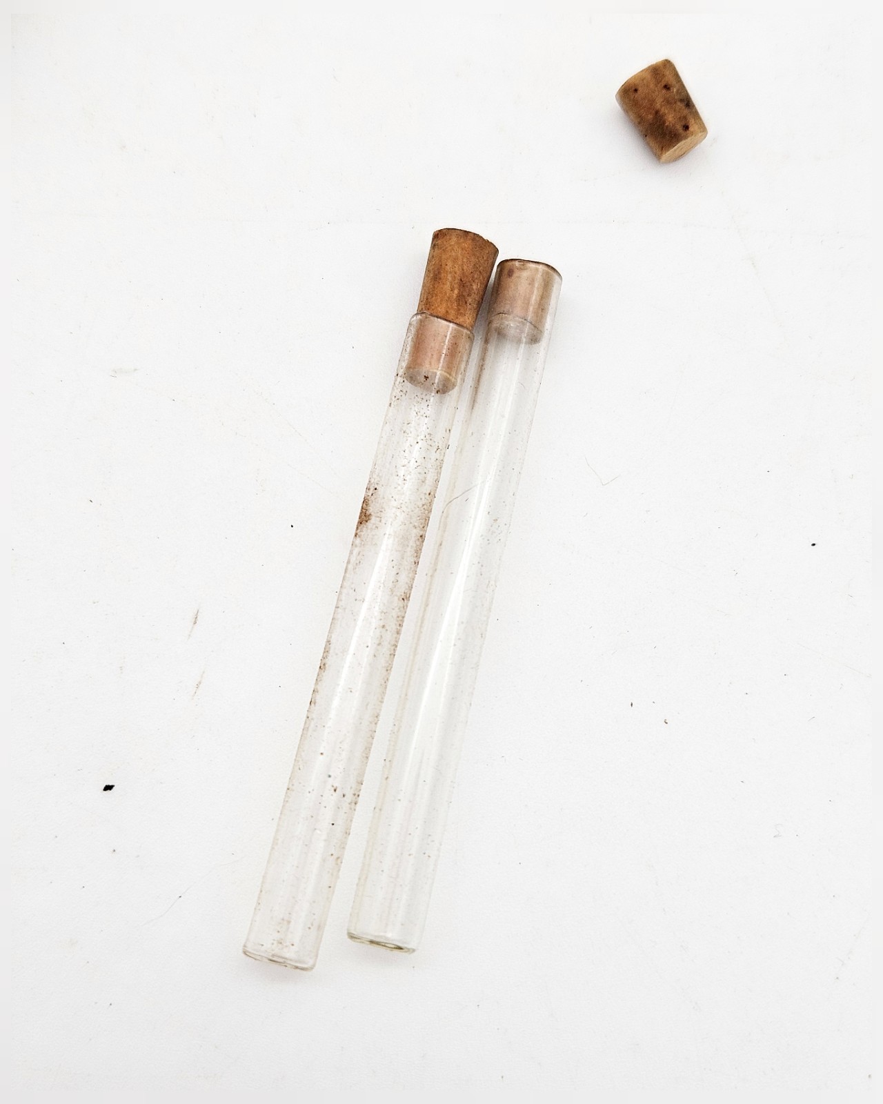 Antique Medical Surgical Glass Metal Syringe Hypodermic Leather Case Set Needle