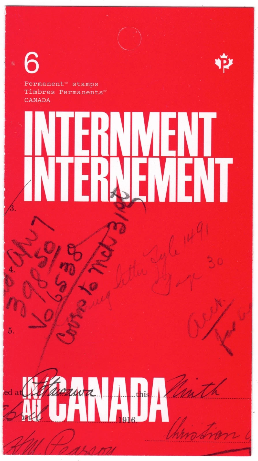 Canada - New Booklet - Internment - 2025