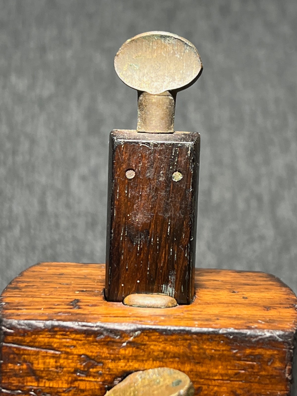 Antique Stanley No. 77 Mortise Gauge Rosewood and Brass