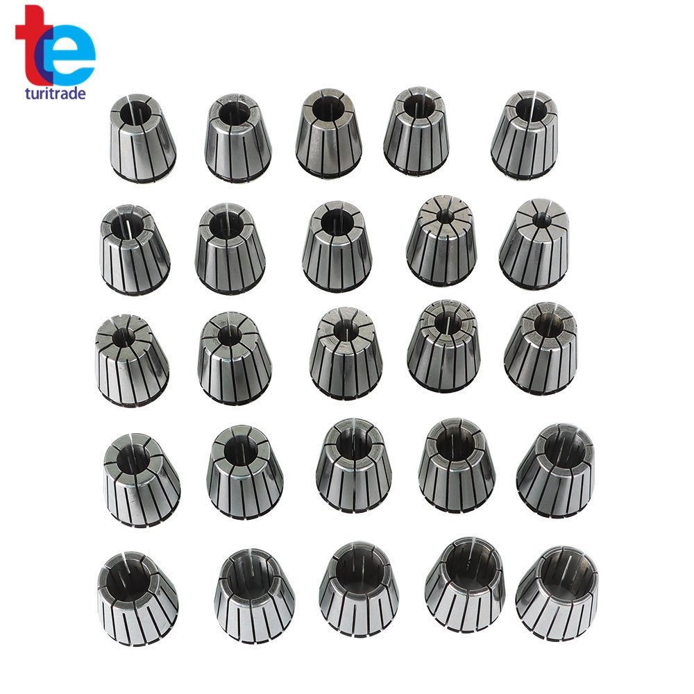 25 Pack Collet Set ER32 Collet Chuck 1/16 inch-3/4 inch Holder Spring Collet Set