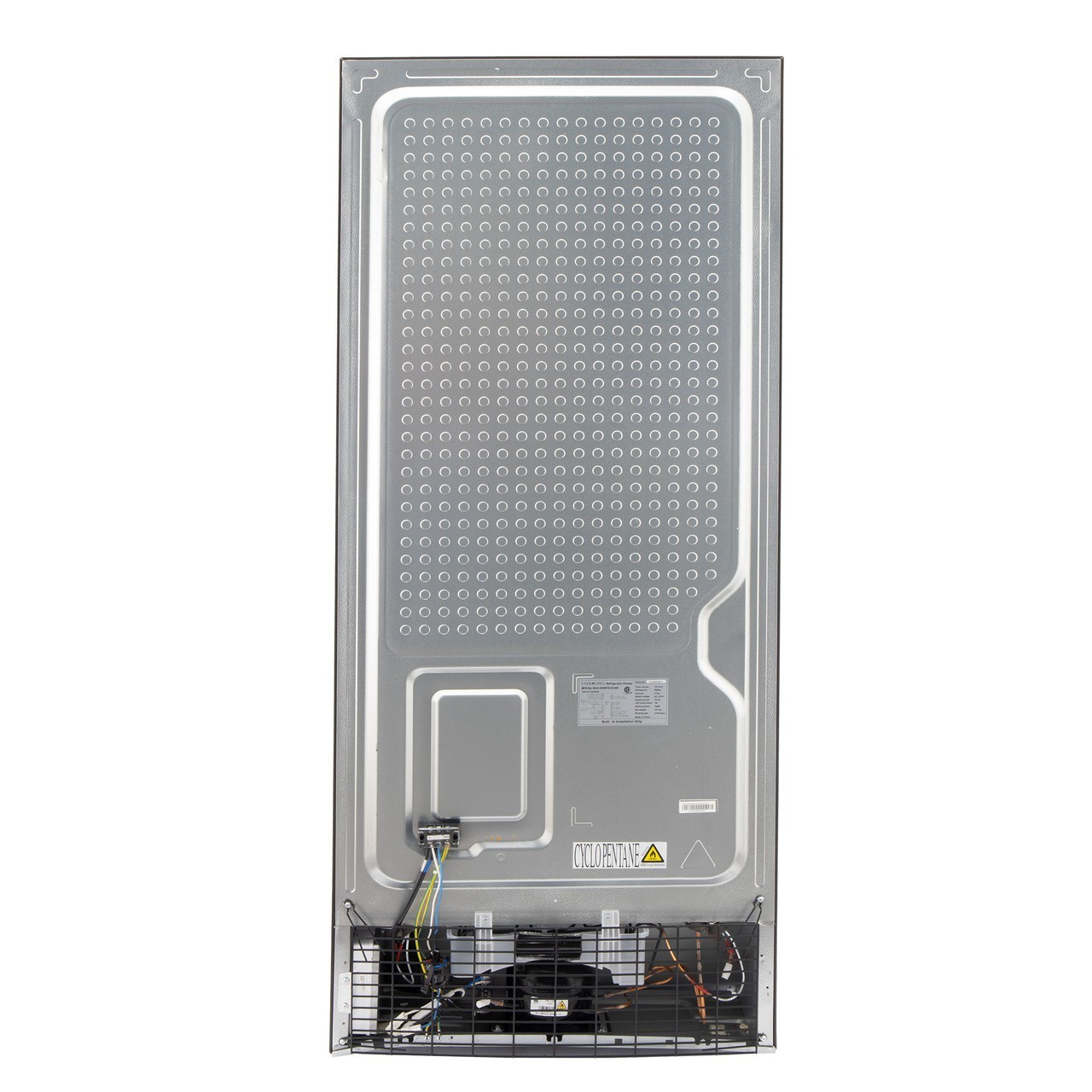 RecPro RV Refrigerator Stainless Steel | 16 Cubic Feet | 12-Volt | French Style