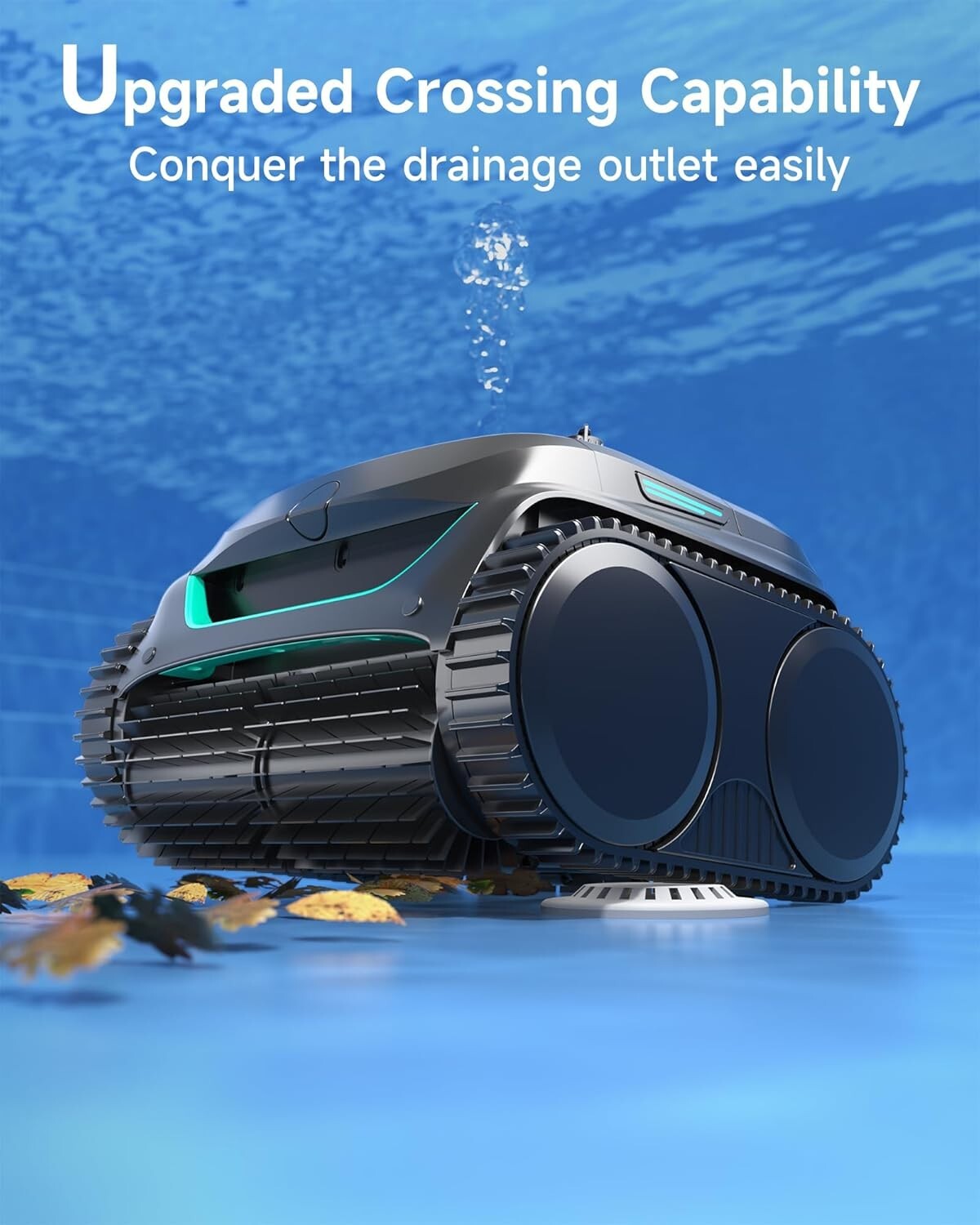 WYBOT C2 Robotic Pool Cleaner, Cordless Pool Vacuum for Inground Pools