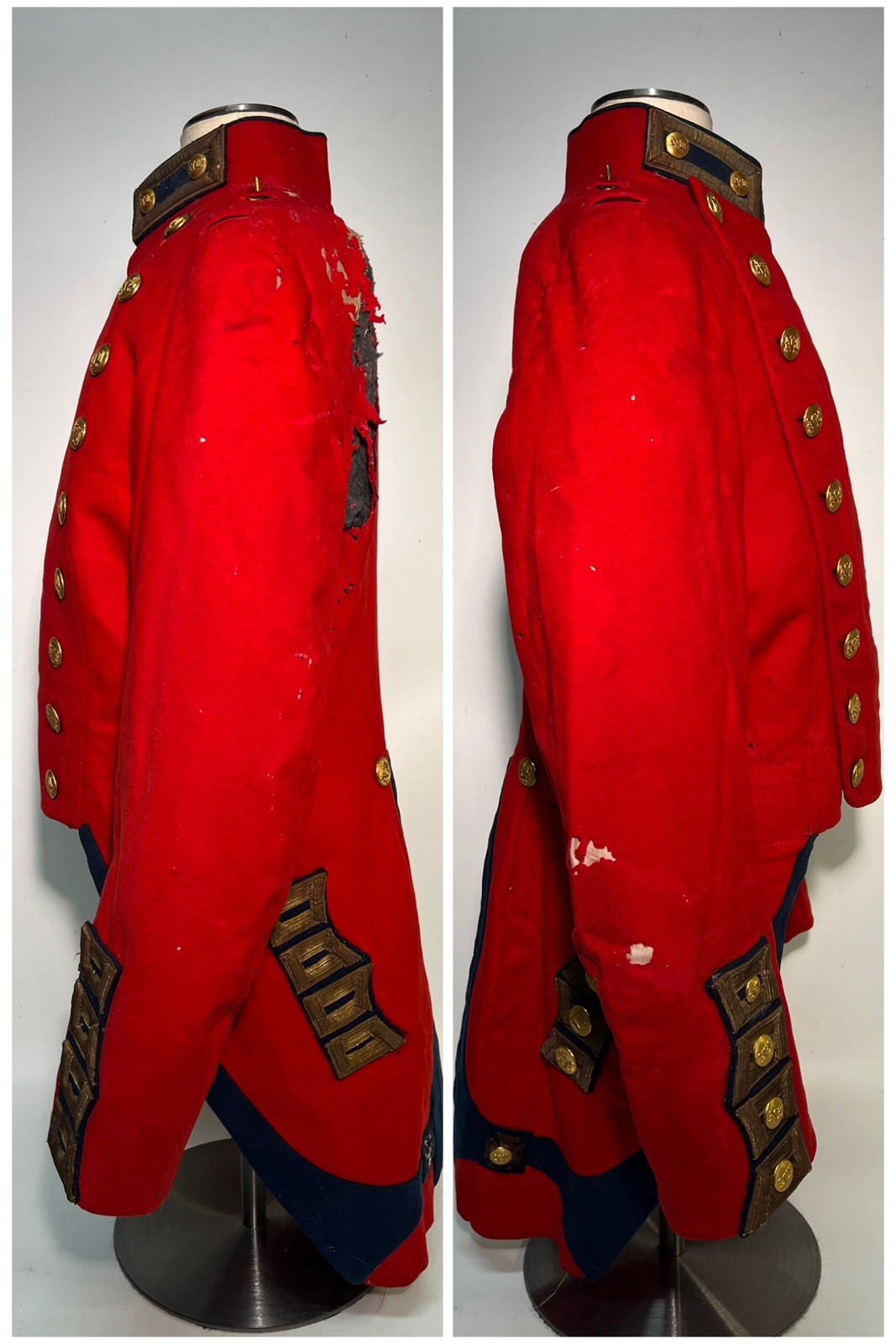 ORIGINAL NAMED Indian Wars Boston Militia National Lancers Unform Tunic Pants