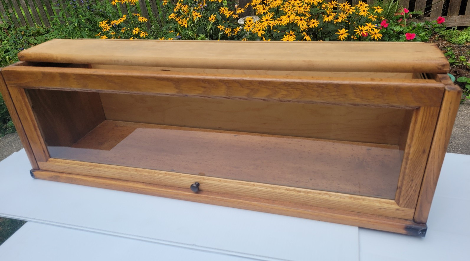 Antique Macey Oak Barrister Bookcase 10 1/2" Tall Section #1