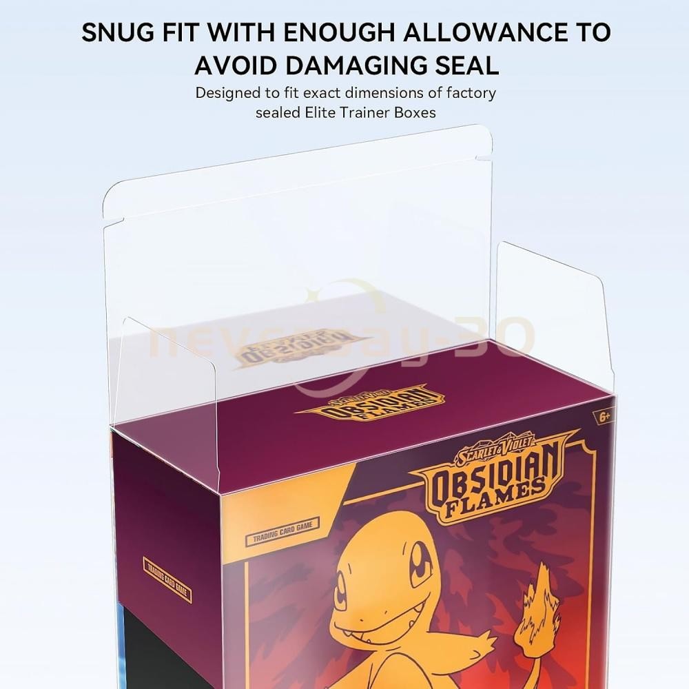 5 Pcs ETB Protector Case Crafted for PKMN Elite Trainer Box Protector Cases