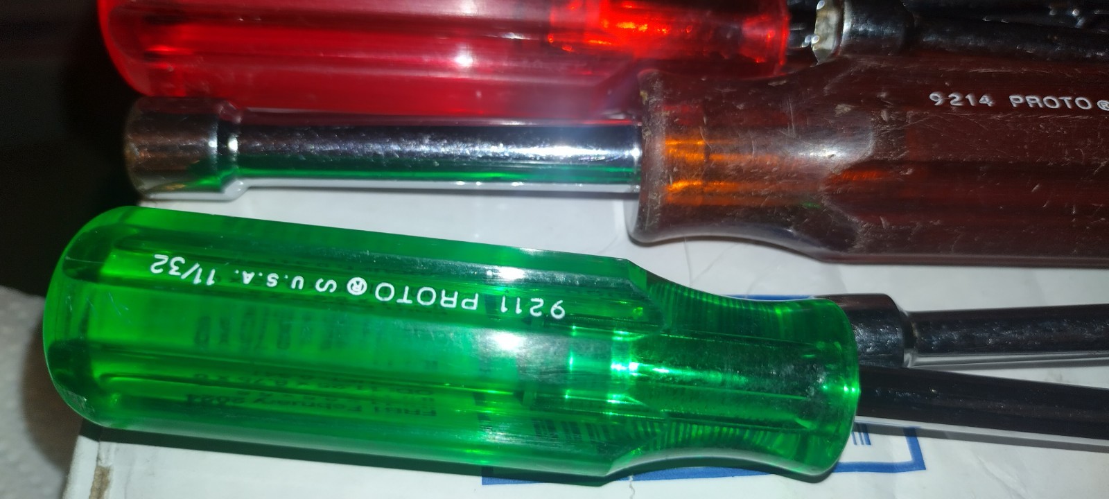 PROTO Professional 710S, 10in. Adjustable Wrench - USA - & 9 random Proto tools