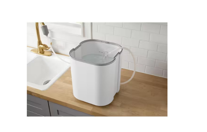 Vissani 6 Gal. Evaporative Humidifier for Whole House in White